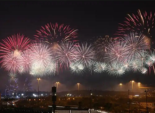 咸阳焰火晚会